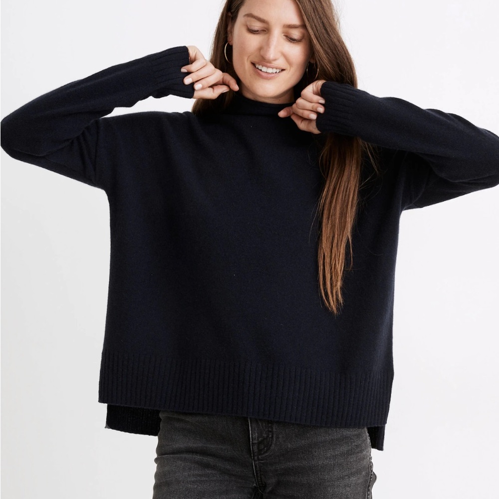 Madewell cashmere mock neck sweater